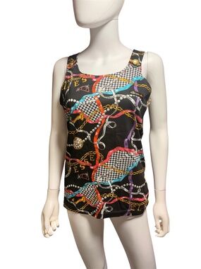 Vintage 80s Ellesse Printed Top - 0
